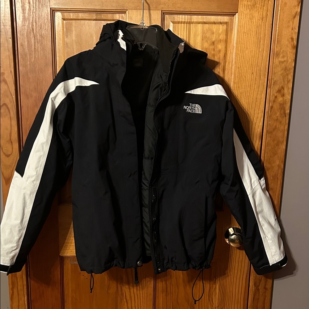 The North Face Black and White Outdoor Jacket